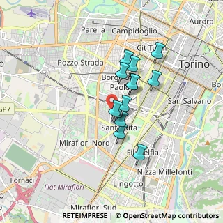 Mappa 10136 Torino TO, Italia (1.22385)