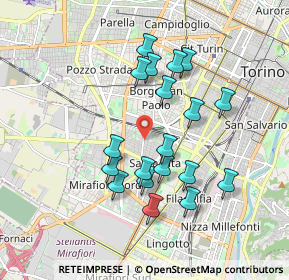 Mappa 10136 Torino TO, Italia (1.65842)