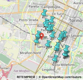 Mappa 10136 Torino TO, Italia (1.6615)