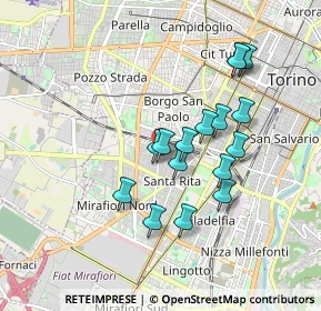 Mappa 10136 Torino TO, Italia (1.56375)
