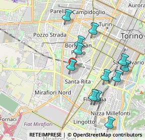 Mappa 10136 Torino TO, Italia (2.02167)