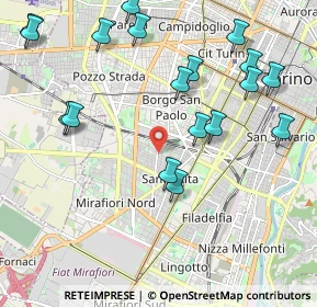 Mappa 10136 Torino TO, Italia (2.41389)