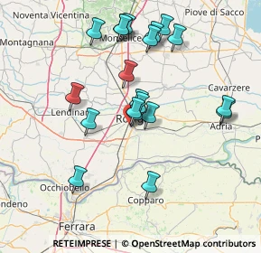 Mappa Via Luigi Einaudi, 45033 Rovigo RO, Italia (14.2505)