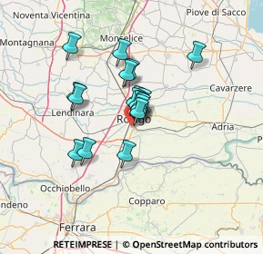Mappa Via Luigi Einaudi, 45033 Rovigo RO, Italia (9.03056)