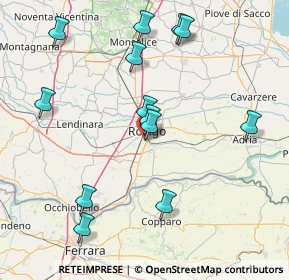Mappa Via Luigi Einaudi, 45033 Rovigo RO, Italia (17.01385)