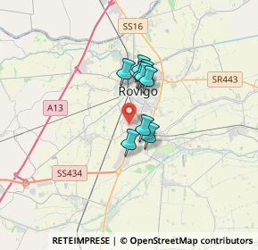Mappa Via Luigi Einaudi, 45033 Rovigo RO, Italia (3.31455)