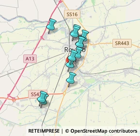 Mappa Via Luigi Einaudi, 45033 Rovigo RO, Italia (2.68417)