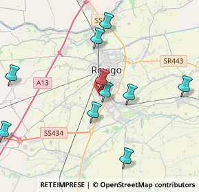 Mappa Via Luigi Einaudi, 45033 Rovigo RO, Italia (4.62727)