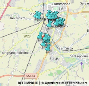 Mappa Via Luigi Einaudi, 45033 Rovigo RO, Italia (1.44)