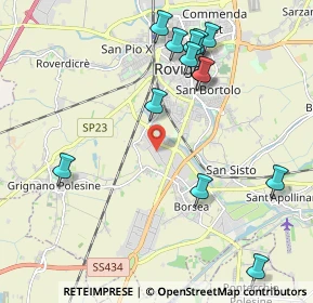 Mappa Via Luigi Einaudi, 45033 Rovigo RO, Italia (2.31615)
