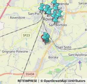 Mappa Via Luigi Einaudi, 45033 Rovigo RO, Italia (1.90333)