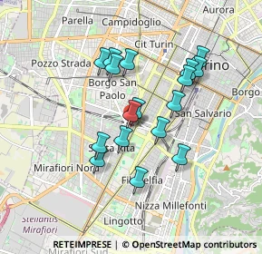 Mappa Fermata 324 - GESSI, 10136 Torino TO, Italia (1.48471)