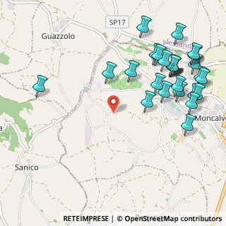 Mappa Strada Gessi, 15020 Moncalvo AT, Italia (1.3)