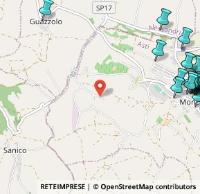 Mappa Strada Gessi, 15020 Moncalvo AT, Italia (1.74)