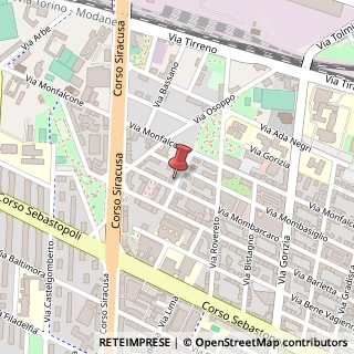 Mappa Via Francesco Valentino, 24, 10136 Torino, Torino (Piemonte)