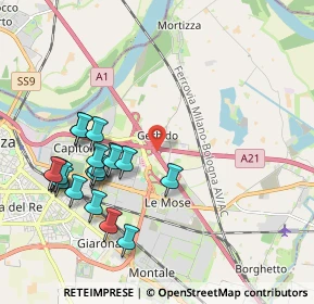 Mappa Casello Piacenza Sud &, 29122 Gerbido PC, Italia (2.1255)