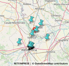 Mappa Frascarolo, 27030 Frascarolo PV, Italia (13.8935)