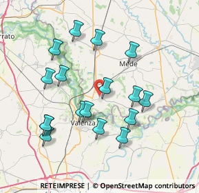 Mappa Frascarolo, 27030 Frascarolo PV, Italia (7.50647)