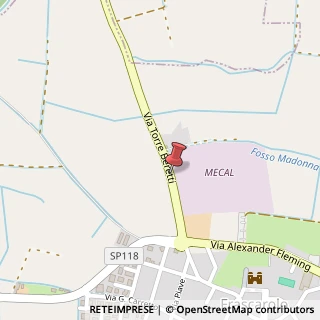 Mappa Via Torre Beretti, 8, 27030 Frascarolo, Pavia (Lombardia)