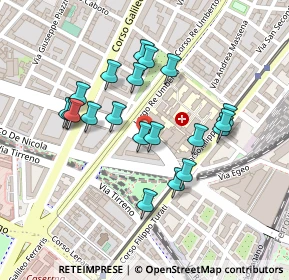 Mappa Corso N. Rosselli C. E, 10128 Torino TO, Italia (0.2055)