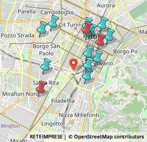 Mappa Corso N. Rosselli C. E, 10128 Torino TO, Italia (1.75533)