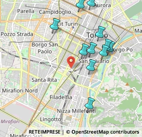Mappa Corso N. Rosselli C. E, 10128 Torino TO, Italia (2.00636)