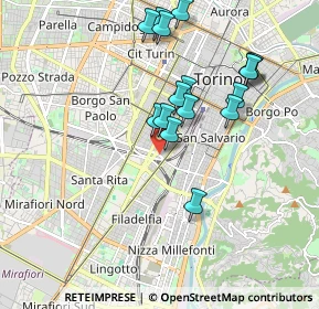 Mappa Corso N. Rosselli C. E, 10128 Torino TO, Italia (1.78875)