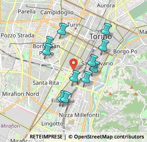 Mappa Corso N. Rosselli C. E, 10128 Torino TO, Italia (1.55091)
