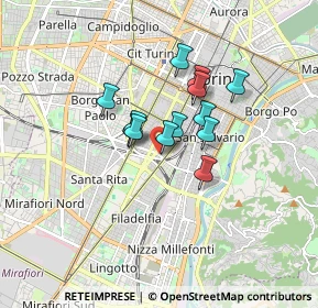Mappa Corso N. Rosselli C. E, 10128 Torino TO, Italia (1.13615)