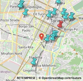 Mappa Corso N. Rosselli C. E, 10128 Torino TO, Italia (2.36875)