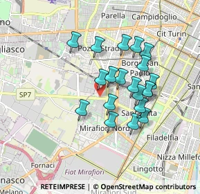 Mappa Corso C. G. Allamano, 10136 Torino TO, Italia (1.482)