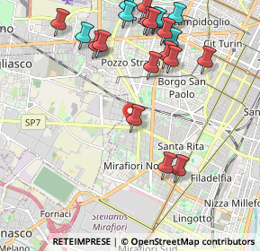 Mappa Corso C. G. Allamano, 10136 Torino TO, Italia (2.433)