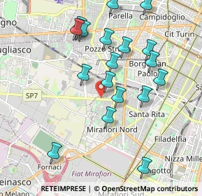 Mappa Via Giuseppe Grosso, 10136 Torino TO, Italia (2.03421)
