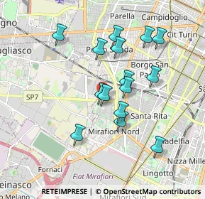 Mappa Via Giuseppe Grosso, 10136 Torino TO, Italia (1.64)