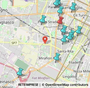Mappa Via Giuseppe Grosso, 10136 Torino TO, Italia (2.47077)