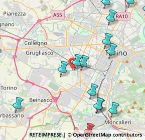 Mappa Via Giuseppe Grosso, 10136 Torino TO, Italia (5.5875)