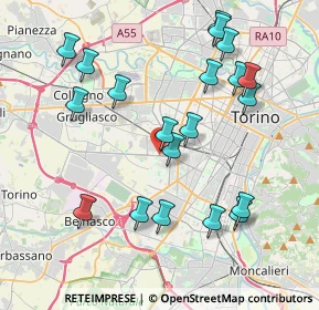 Mappa Via Giuseppe Grosso, 10136 Torino TO, Italia (4.2465)