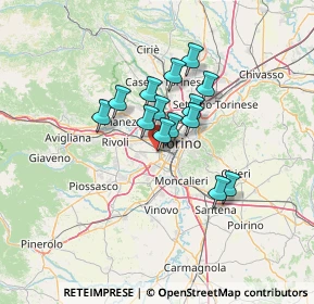 Mappa Via Giuseppe Grosso, 10136 Torino TO, Italia (9.28857)