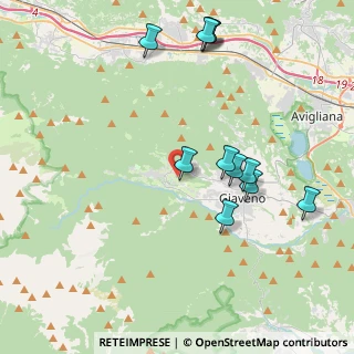 Mappa Via dei Molè, 10050 Coazze TO, Italia (4.23455)