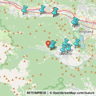 Mappa Via dei Molè, 10050 Coazze TO, Italia (4.34583)