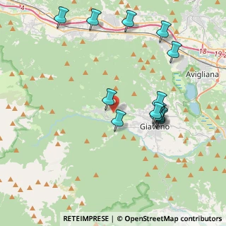 Mappa Via dei Molè, 10050 Coazze TO, Italia (4.20385)