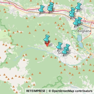 Mappa Via dei Molè, 10050 Coazze TO, Italia (5.29417)