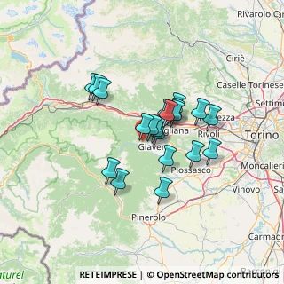 Mappa Via dei Molè, 10050 Coazze TO, Italia (10.207)