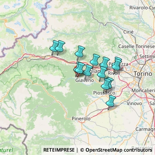 Mappa Via dei Molè, 10050 Coazze TO, Italia (10.63643)