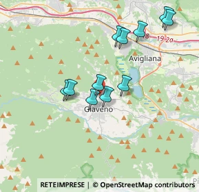 Mappa Vicolo Pacchiotti, 10094 Giaveno TO, Italia (3.40636)