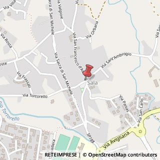 Mappa Via Sant'Ambrogio, 36, 10094 Giaveno, Torino (Piemonte)