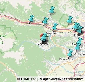 Mappa Vicolo Pacchiotti, 10094 Giaveno TO, Italia (7.977)