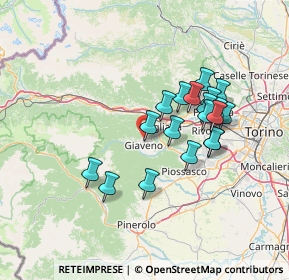 Mappa Vicolo Pacchiotti, 10094 Giaveno TO, Italia (12.25789)