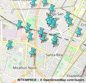 Mappa Via Monfalcone, 10136 Torino TO, Italia (0.959)