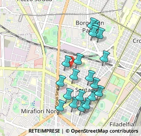 Mappa Via Monfalcone, 10136 Torino TO, Italia (0.9395)